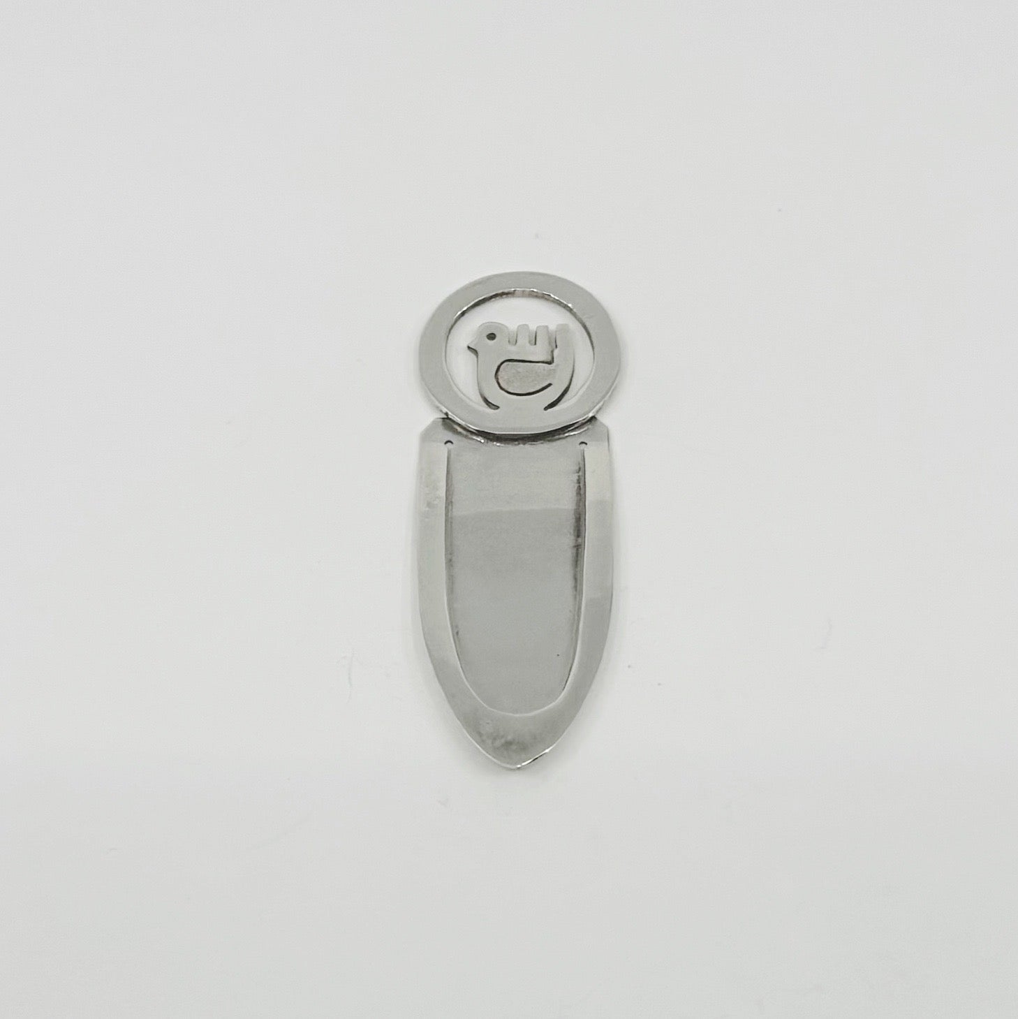 Citlali Sterling Bird Bookmark | Mexican Silver Desk Object (Midcentury)