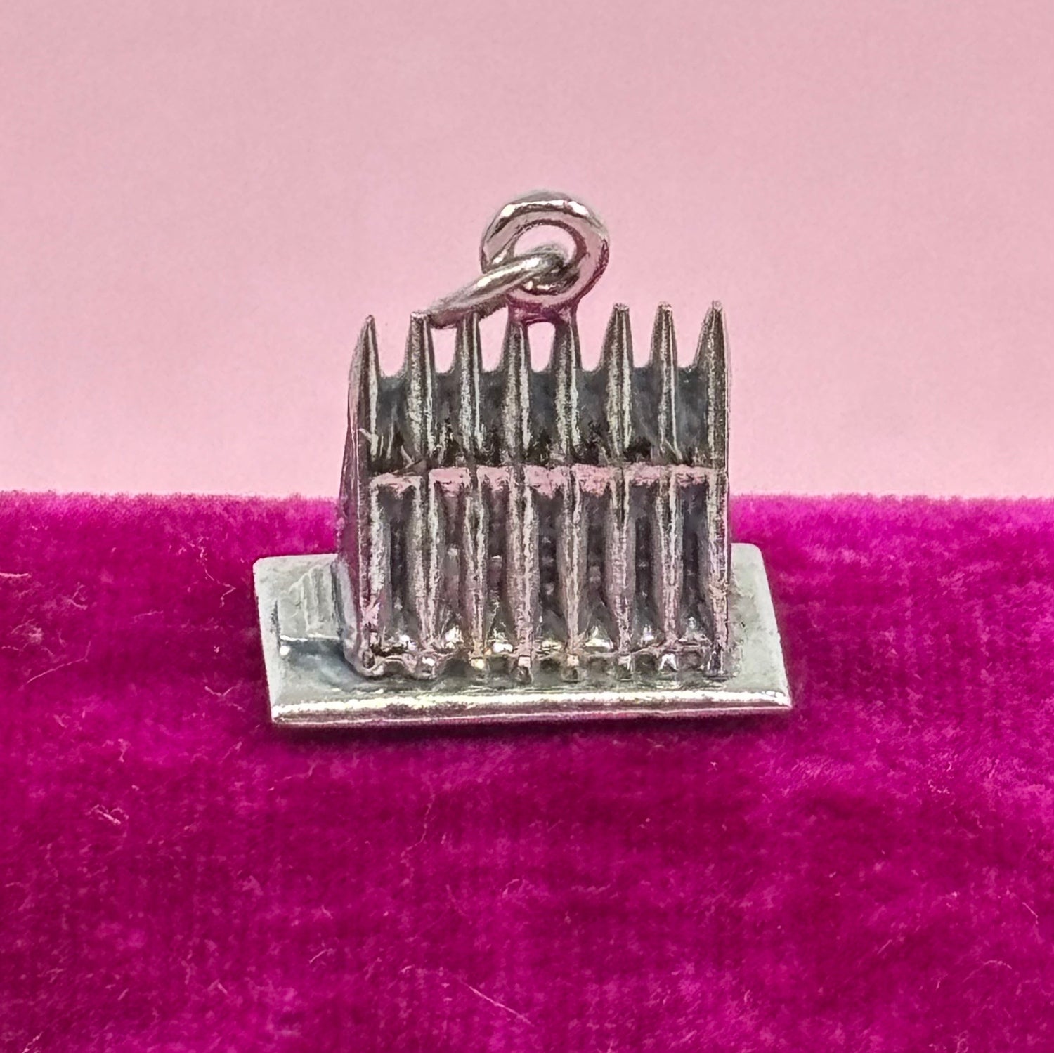 Cadet Chapel | Sterling Silver USAF Academy Architectural Charm (Midcentury)