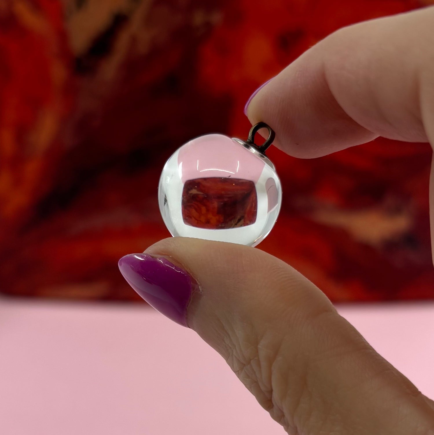 Pool of Light | Victorian Rock Crystal Orb Pendant (c. 1880–1900)