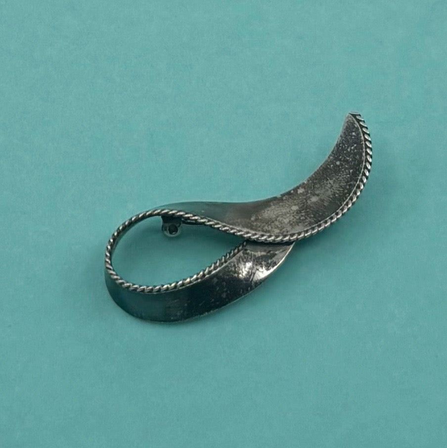 Airspace | Maricela Sterling Modernist Brooch by Ysidro García Piña (c. 1950s–60s)