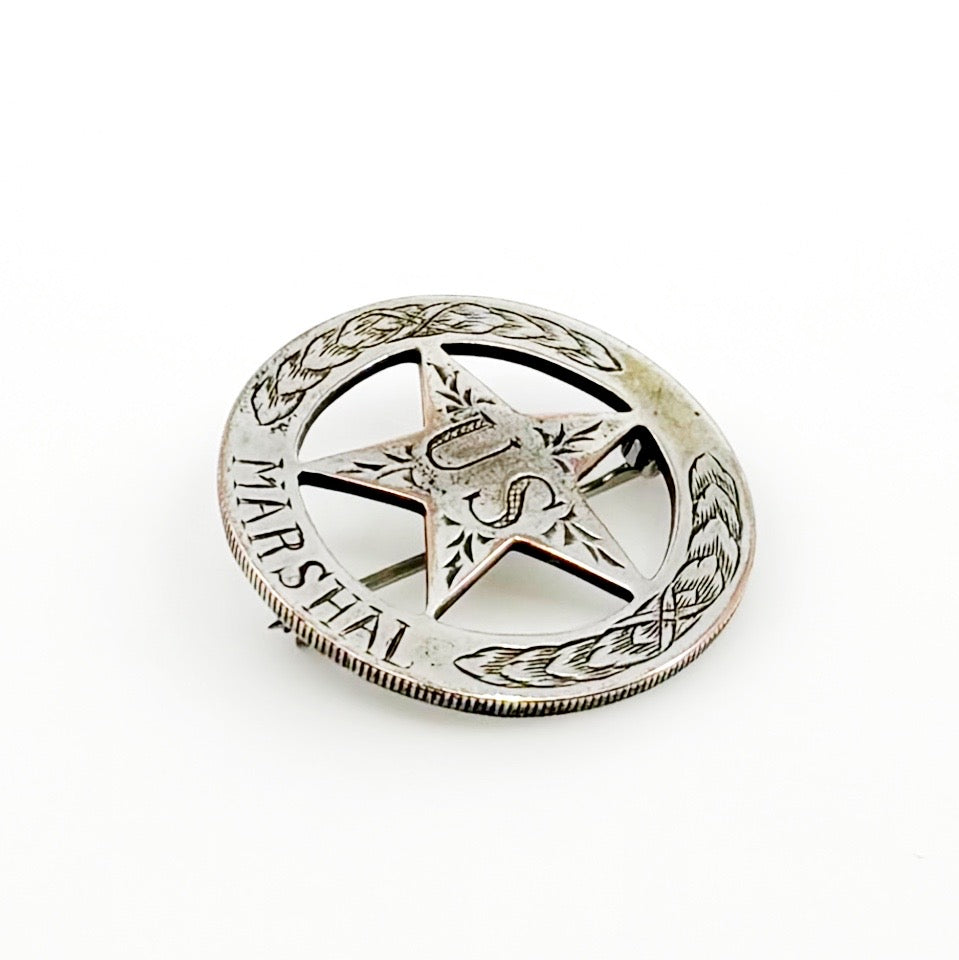 Keep the Change | Rocky Mountain Diner Silver Dollar Marshal Staff Pin