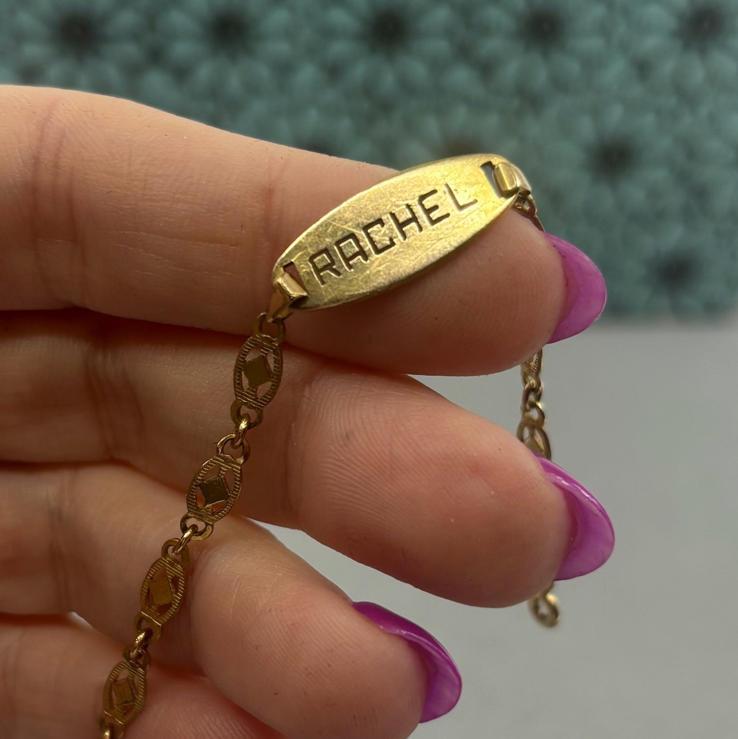 Rachel | French Identity Bracelet Dated 1975